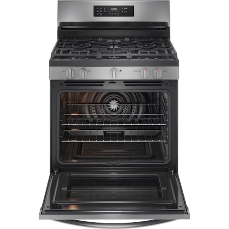 Frigidaire Frigidaire 30-Inch Gas Range with Air Fry and 5 Burners FCRG3083AS